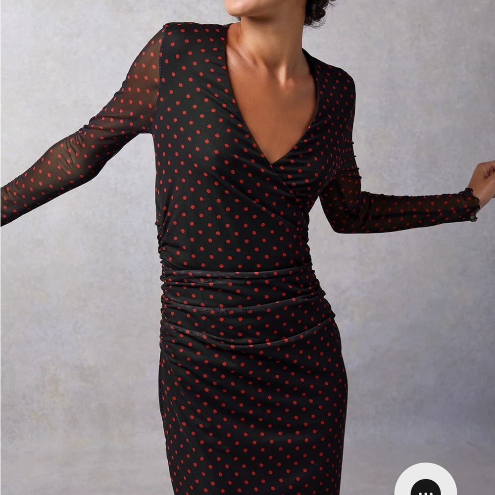 Rouje Cleria Dress red polka dot - Picture 5 of 9